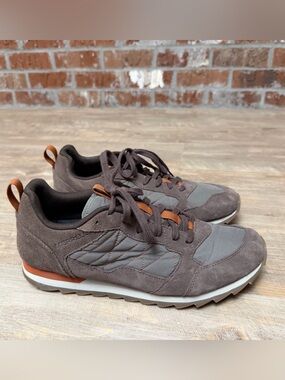 Merrill Bracken Orange Brown Sneaker Size 12